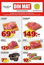 Din Mat reklamblad vecka 22 Sida 1