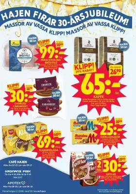 Ica Hajen Lagpris reklamblad