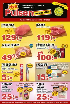 Nya Pulsen reklamblad
