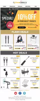 Primecables flyer (valid until 1-06)