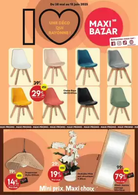 Catalogue Maxi Bazar (valable jusqu'au 15-06)