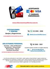 Catálogo Refaccionaria California semana 22 Página 24