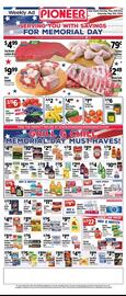 Pioneer Supermarkets Weekly Ad week 22 Page 1