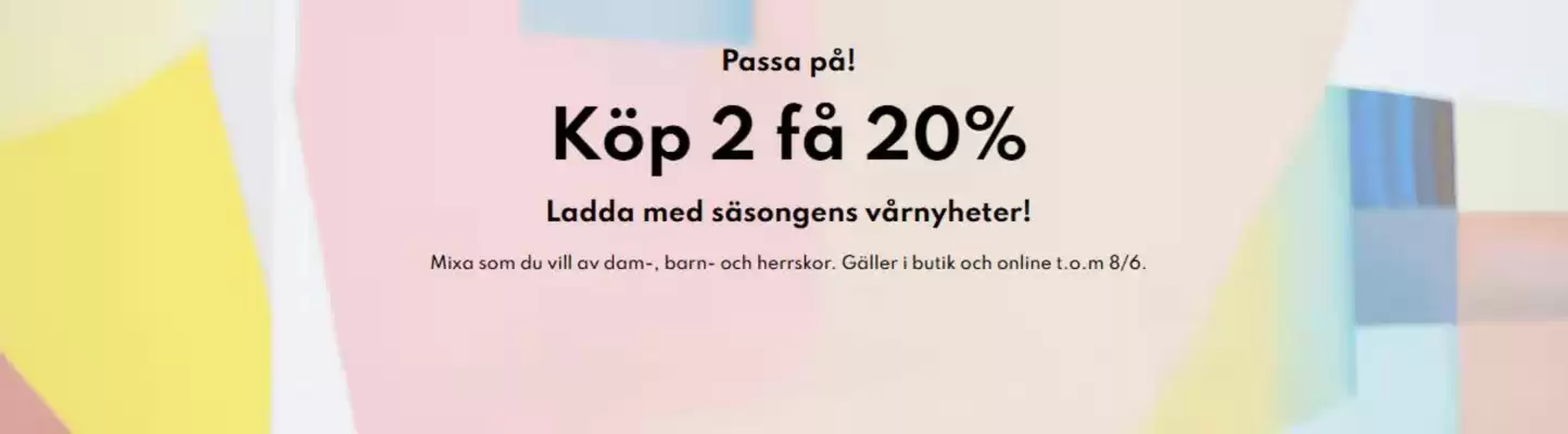 Nilson Shoes reklamblad (giltig till och med 8-06)