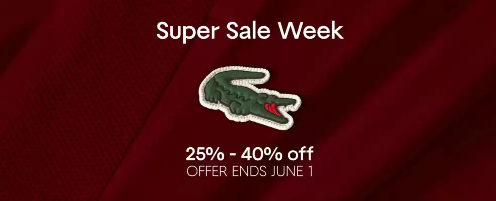 Lacoste catalogue (valid until 2-06)