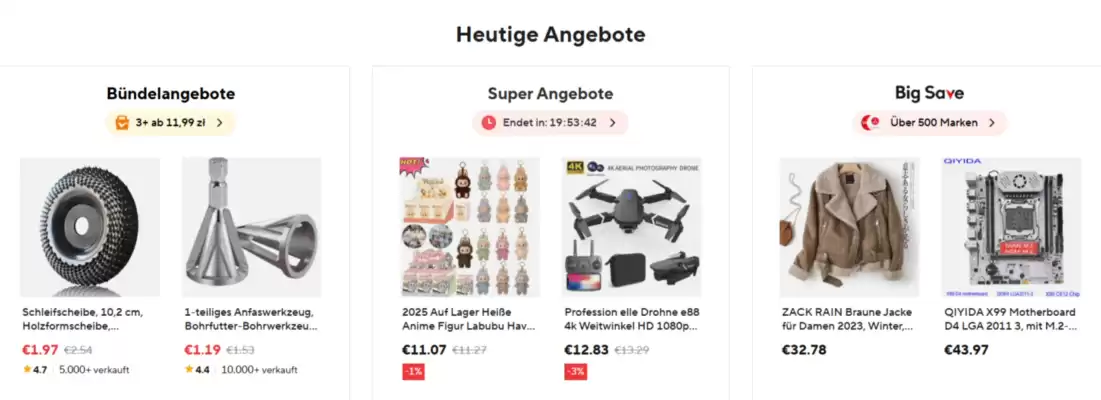 AliExpress Flugblatt (gültig bis 2-06)