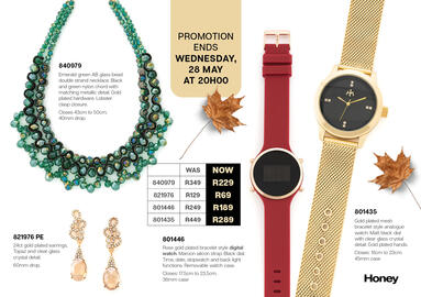 Honey Fashion Accessories catalogue week 22 Page 1