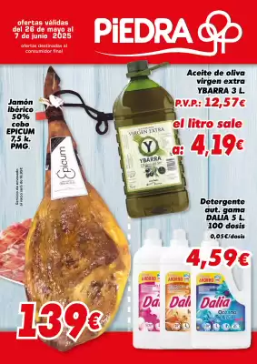 Folleto Supermercados Piedra (válido hasta el 7-06)