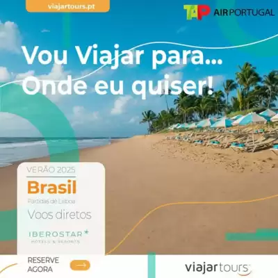 Folheto Viajar tours (válido até 9-06)