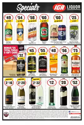 IGA Liquor catalogue (valid until 3-06)