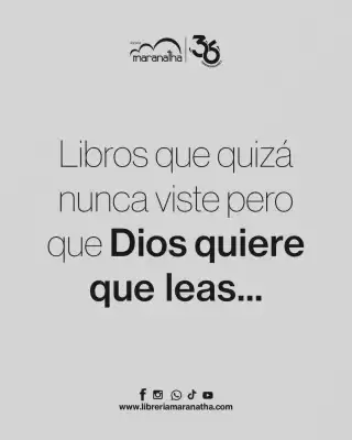 Catálogo Librería Maranatha (válido hasta 31-05)