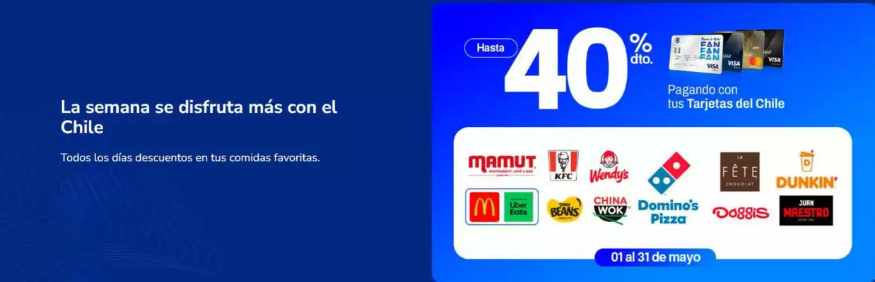 Catálogo Banco CrediChile (válido hasta 31-07)