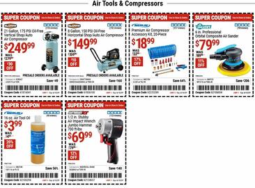 Harbor Freight Tools Weekly Ad Page 1