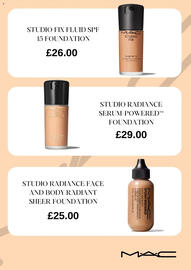 MAC Cosmetics leaflet Page 2