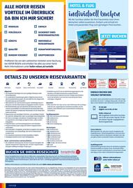 Hofer Reisen Flugblatt Seite 2
