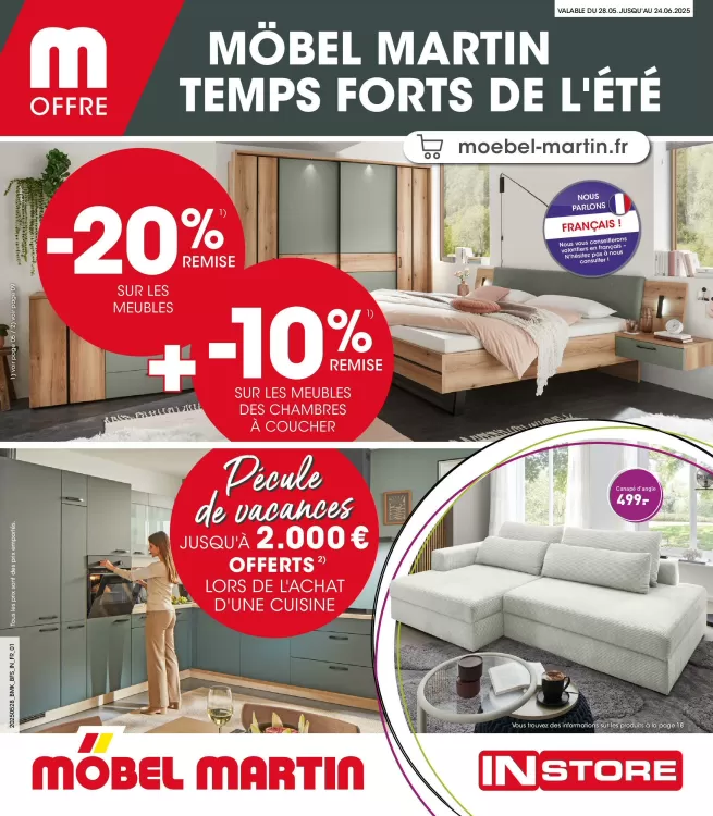 Catalogue Möbel Martin (valable jusqu'au 24-06)