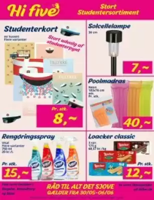 Hi five tilbudsavis (gælder indtil 12-06)