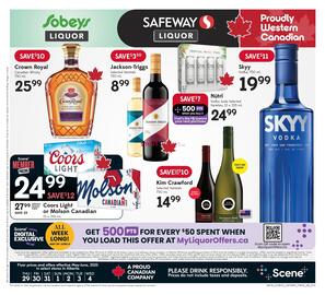 Safeway Liquor flyer week 22 Page 1