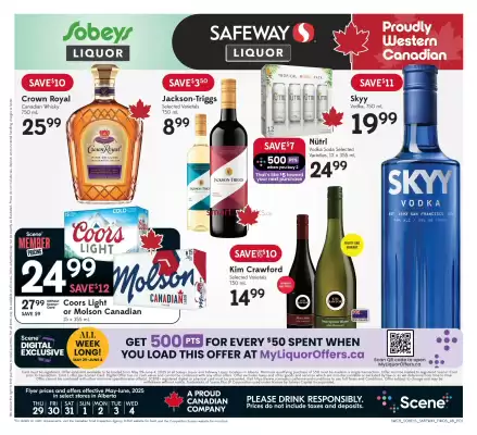 Safeway Liquor flyer (valid until 4-06)