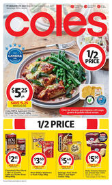 Coles catalogue week 22 Page 1