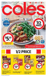 Coles catalogue week 22 Page 1