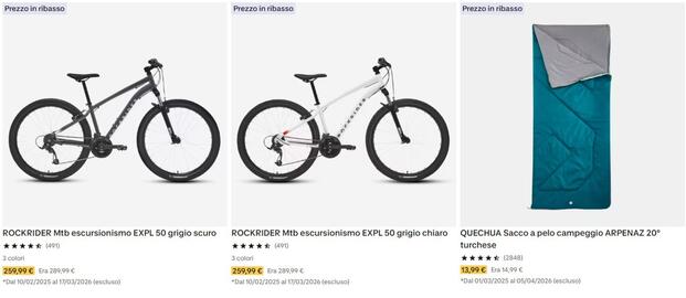 Volantino Decathlon Pagina 1