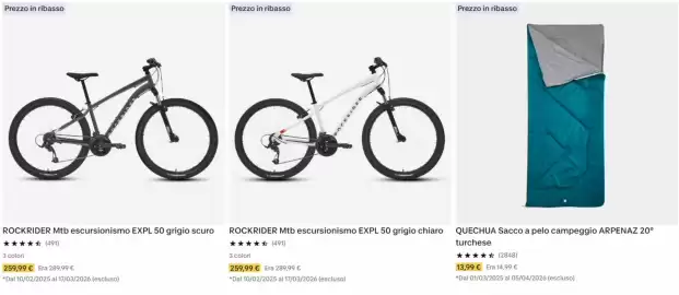 Volantino Decathlon Pagina 1