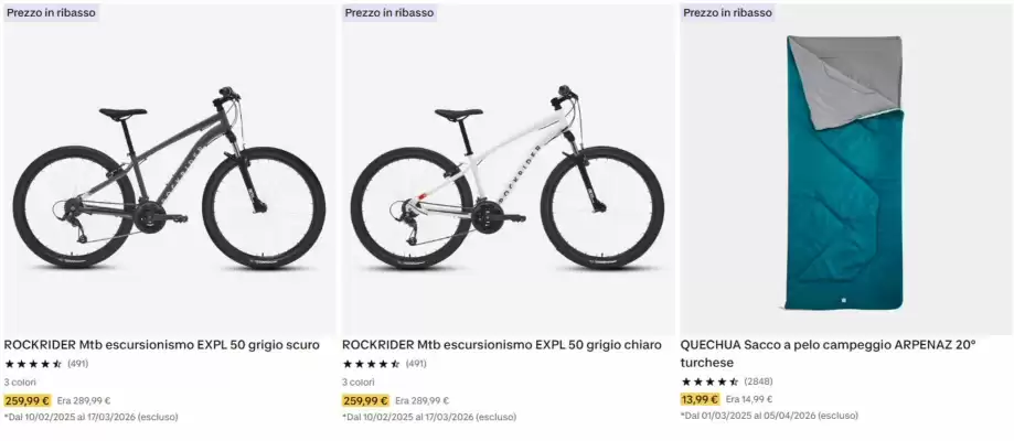 Volantino Decathlon