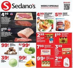 Sedano's Weekly Ad week 22 Page 1