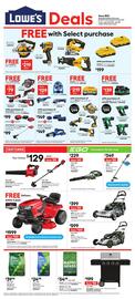 Lowe's Weekly Ad week 22 Page 1