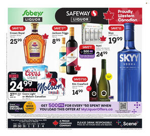 Sobeys Liquor flyer week 22 Page 1