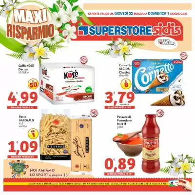 Volantino Sidis (valido fino al 28-05)