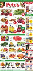 Pete's Fresh Market Weekly Ad week 22 Page 1