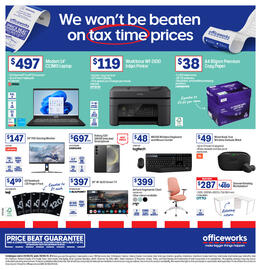 Officeworks catalogue Page 1