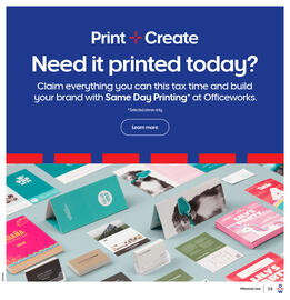 Officeworks catalogue Page 34