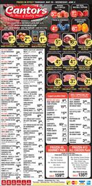 Cantor's Meats flyer week 22 Page 1