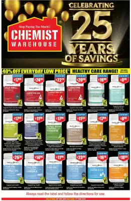 Chemist Warehouse catalogue