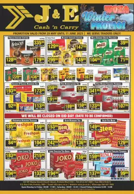 J&E Cash and Carry catalogue