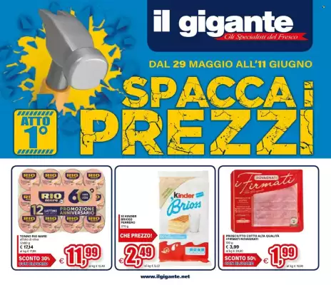 Volantino Il Gigante (valido fino al 11-06)