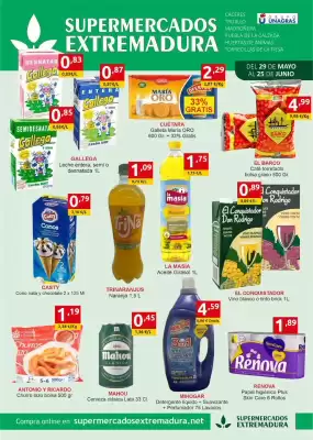 Folleto Supermercados Extremadura (válido hasta el 25-06)