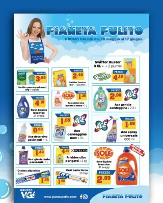Volantino Pianeta Pulito (valido fino al 17-06)