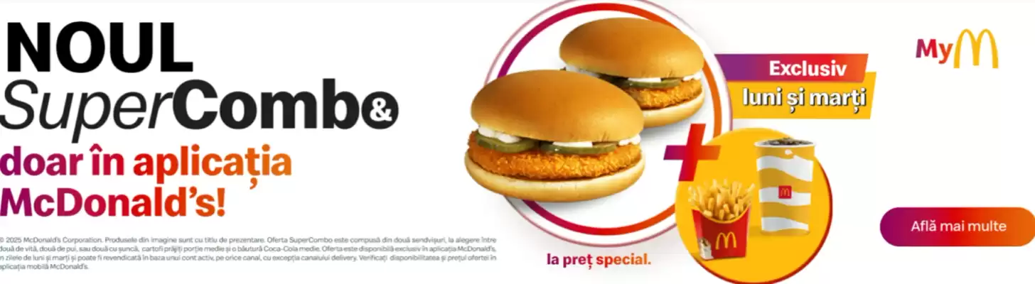 Catalog McDonald's (valid până la 10-06)
