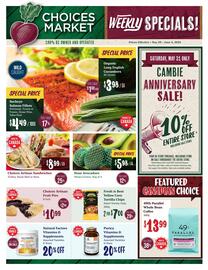 Choices Market flyer week 22 Page 1