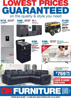 OK Furniture catalogue (valid until 16-06)
