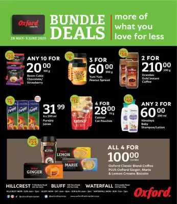 Oxford Freshmarket catalogue