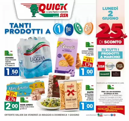 Volantino Quick Sisa (valido fino al 1-06)