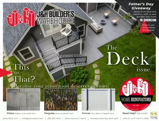 J&H Builder's Warehouse flyer (valid until 4-06)