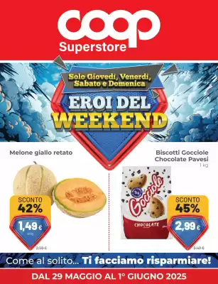 Volantino Coop Superstore (valido fino al 1-06)