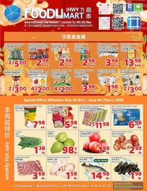 Foody Mart flyer week 22 Page 1