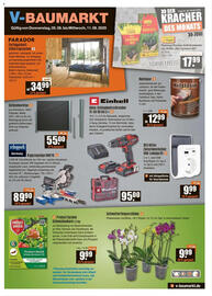 V Baumarkt Prospekt woche 23 Seite 1